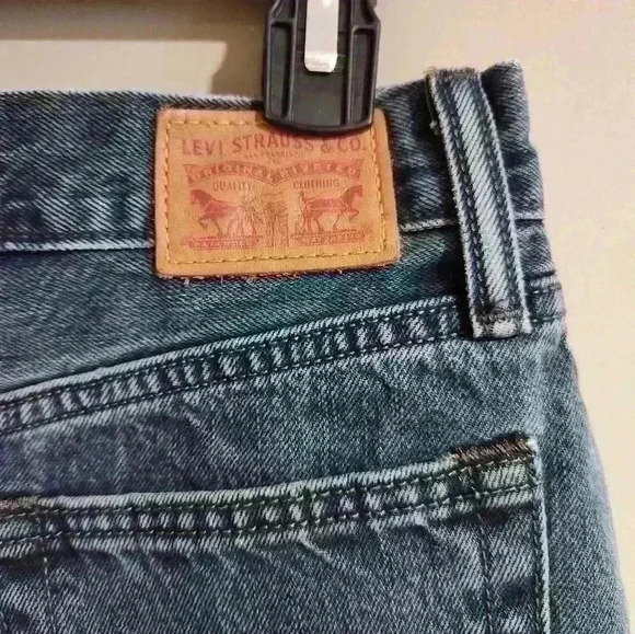 Levi's Denim skirt size 24 blue - Picture 3 of 4